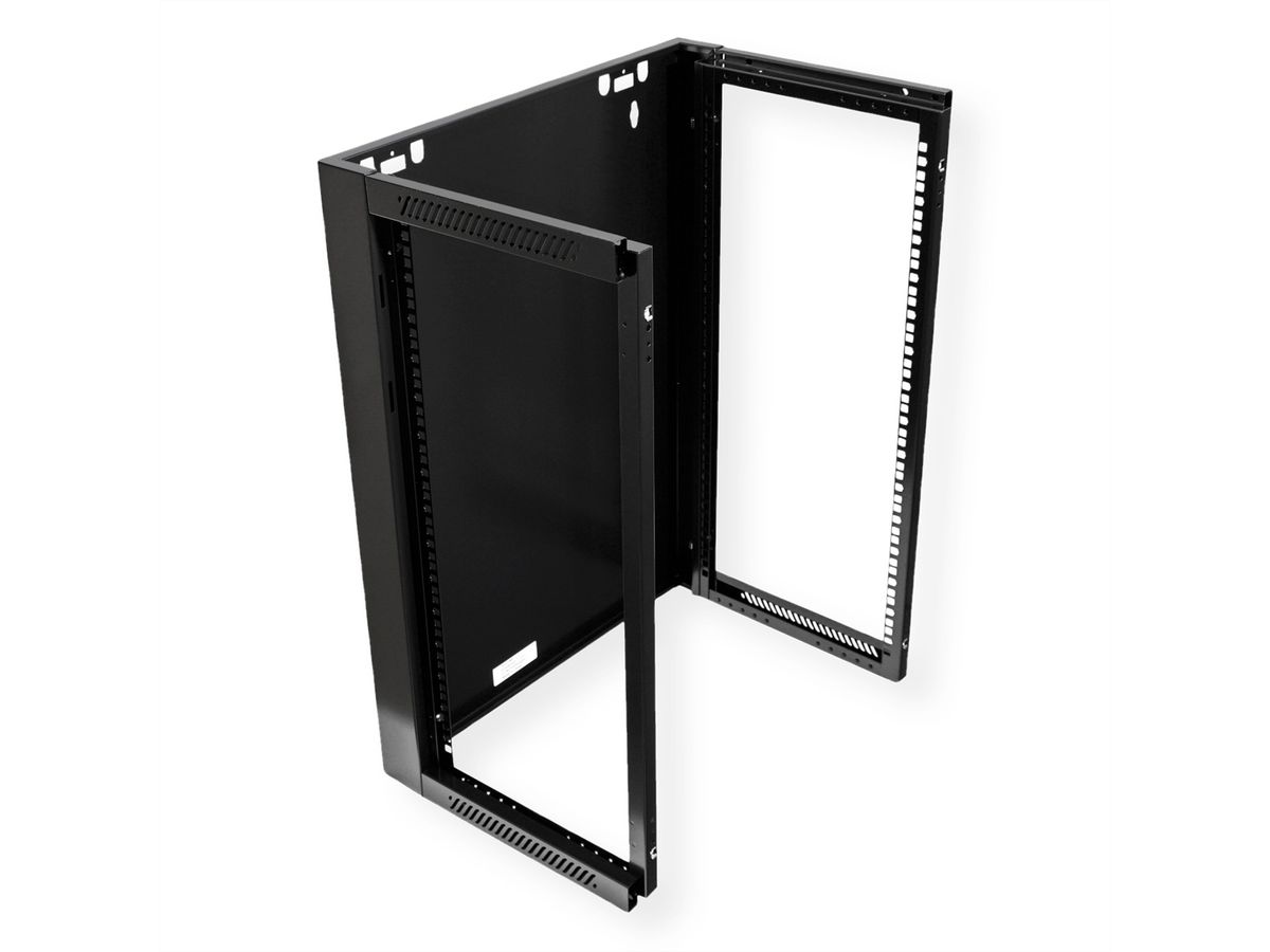 VALUE Armoire murale 15 UH (HxLxP) 775x570x600 mm, noir
