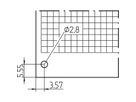 Etiquette d'identification SCHROFF, pour poignée PCB Type A