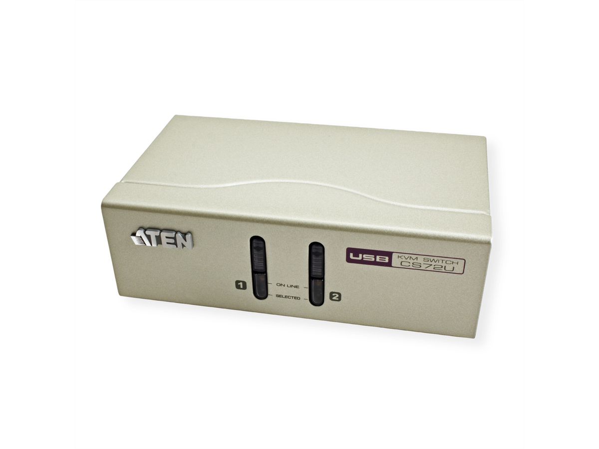 ATEN CS72U Commutateur KVM USB à 2 ports