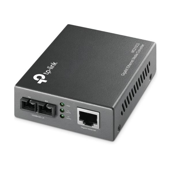 TP-Link MC210CS convertisseur de support réseau 1000 Mbit/s 1310 nm Monomode Noir