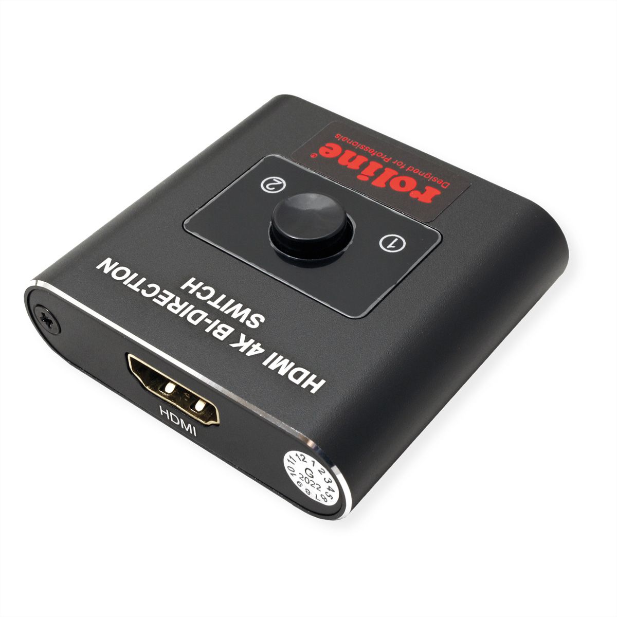 ROLINE Switch HDMI bidirectionnel 4K, 2 ports