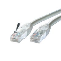Cordon ROLINE Cat.5e (Classe D) UTP confectionné, PoE, gris, 5 m