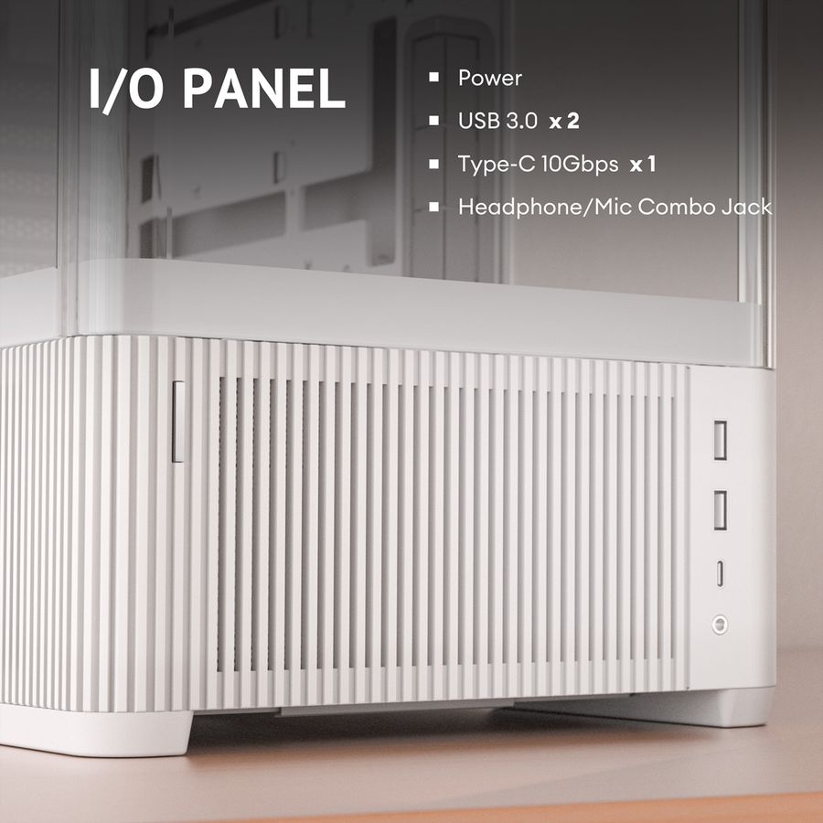 ANTEC Boîtier PC Constellation C6 Curve Air, format ATX Midi Tower, blanc