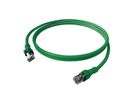 Cordon EasyLan DualBoot PushPull IP20, Cat.6A (Classe EA), S/FTP, vert, 0,5 m