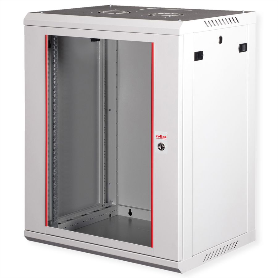ROLINE 19" Boîtier mural Basic Plus 15U, 600x450 LxP gris
