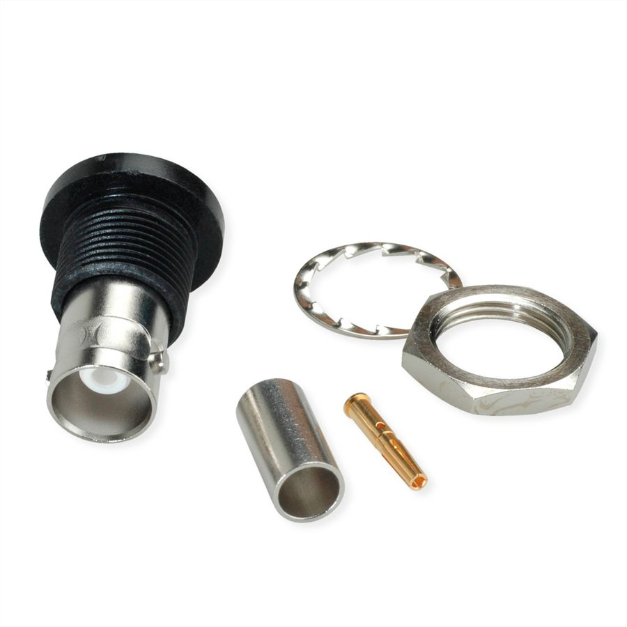 TELEGÄRTNER Connecteur de câble BNC 50 Ohm pour RG-58C/U isolé