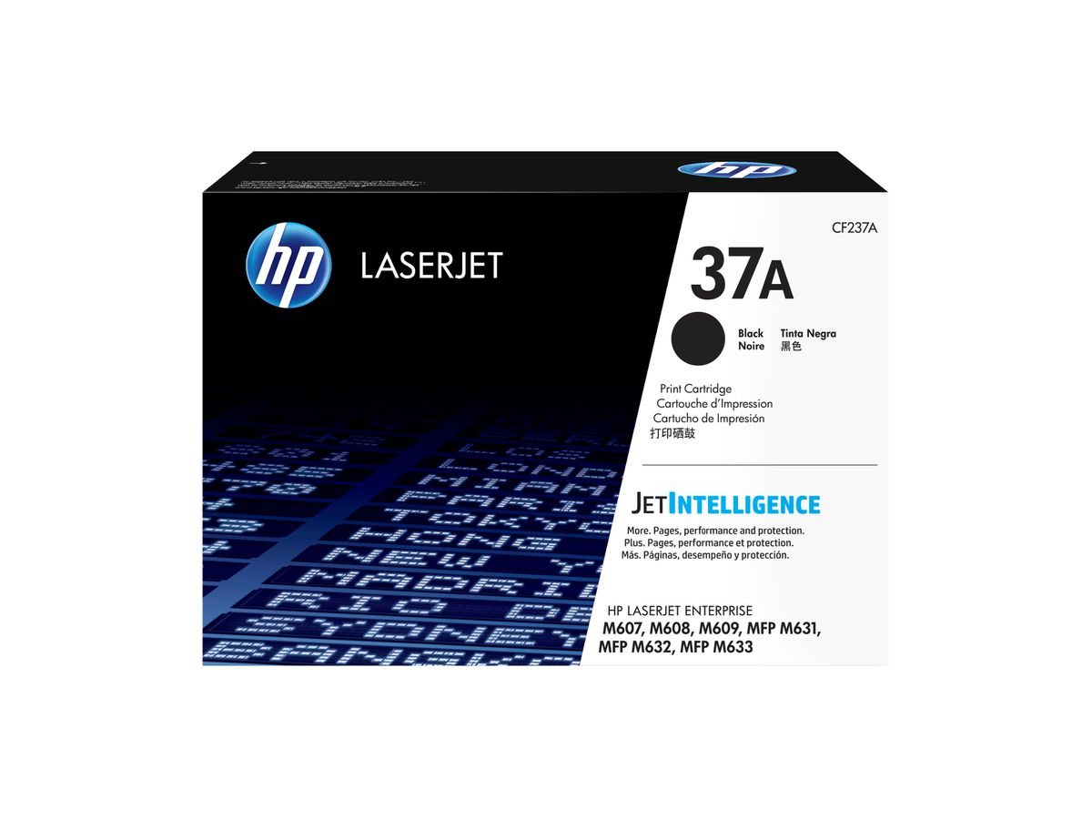 HP Cartouche de toner noir authentique 37A LaserJet