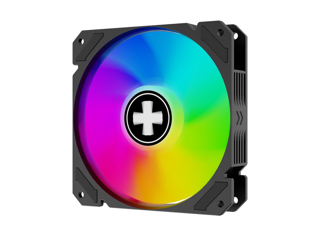 XILENCE Performance A+ REVERSE XF065, Ventilateur LED ARGB 120 mm noir