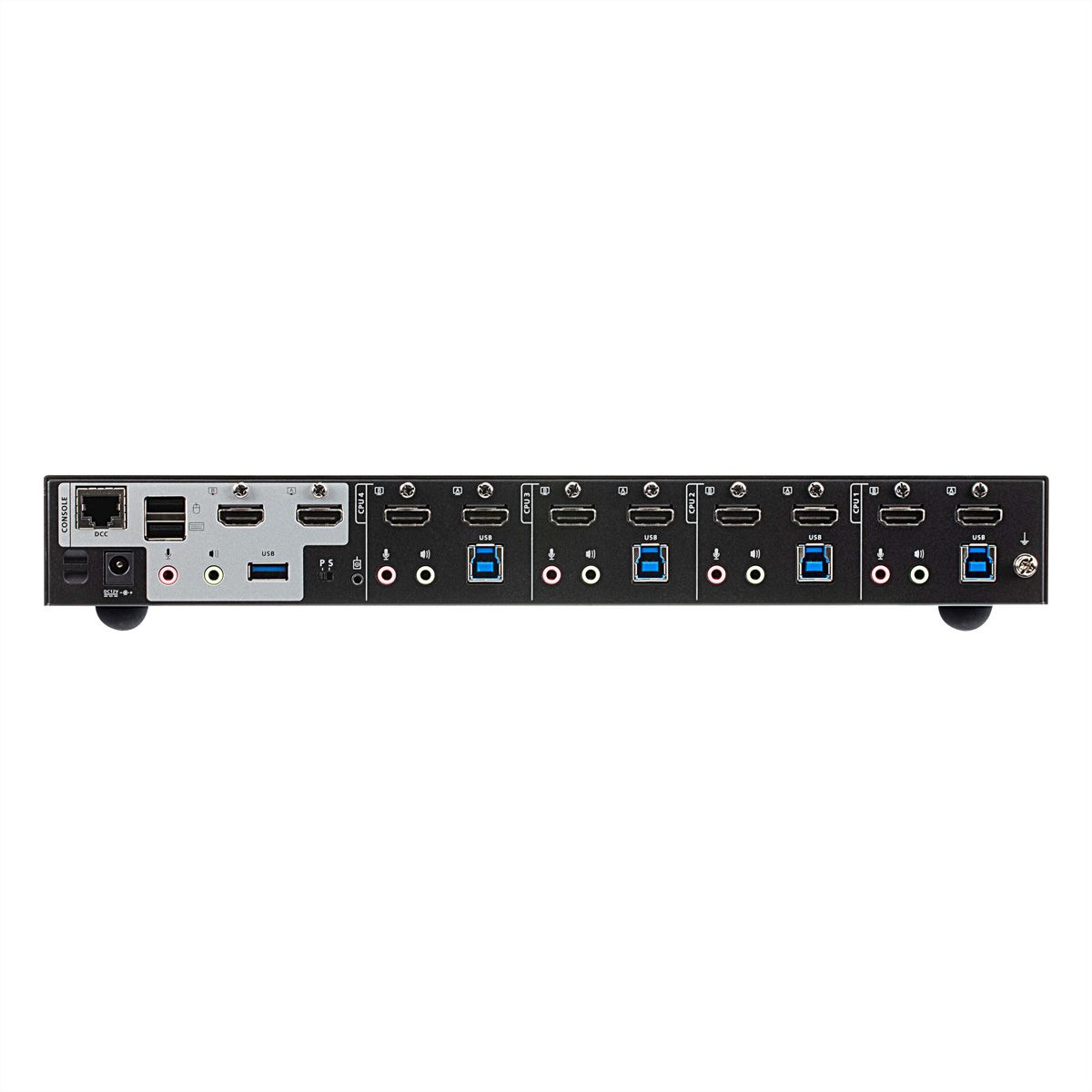 ATEN CS1844 Commutateur KVM deux affichages HDMI 4K 4 ports USB 3.0