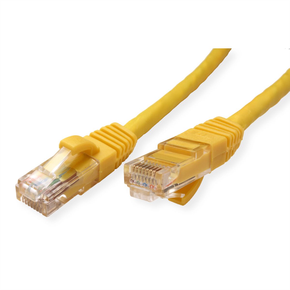 Cordon VALUE Cat.6 (Classe E) UTP LSOH, jaune, 1,5 m