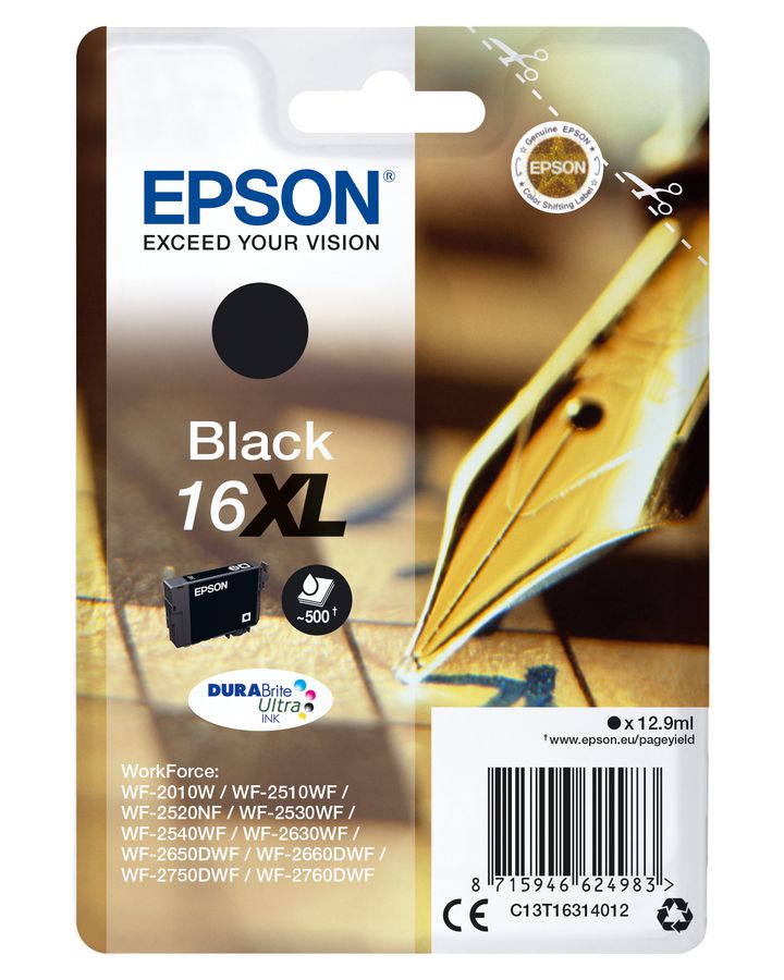 Epson Pen and crossword Cartouche "Stylo à plume" - Encre Durabrite N (XL)