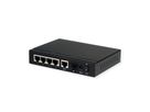 ROLINE Switch Gigabit Ethernet, 6 ports (5xGB + 1x SFP,  4x PoE+)