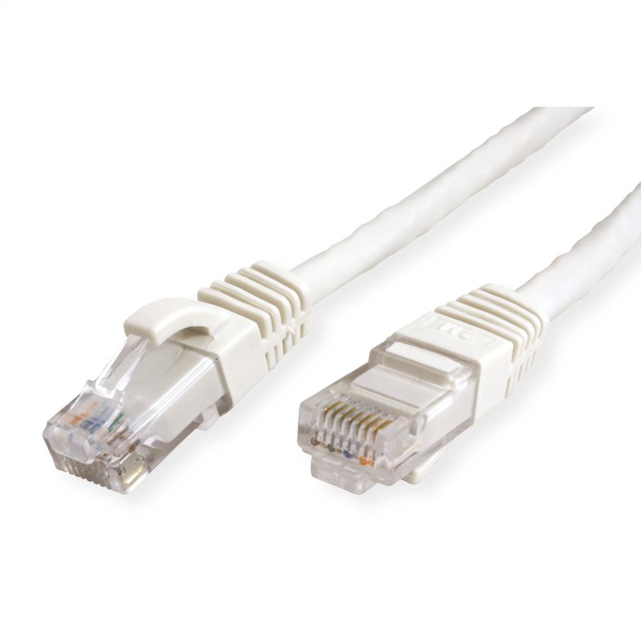 Cordon VALUE Cat.6A (Classe EA) / 10 Gigabit UTP, blanc, 2 m