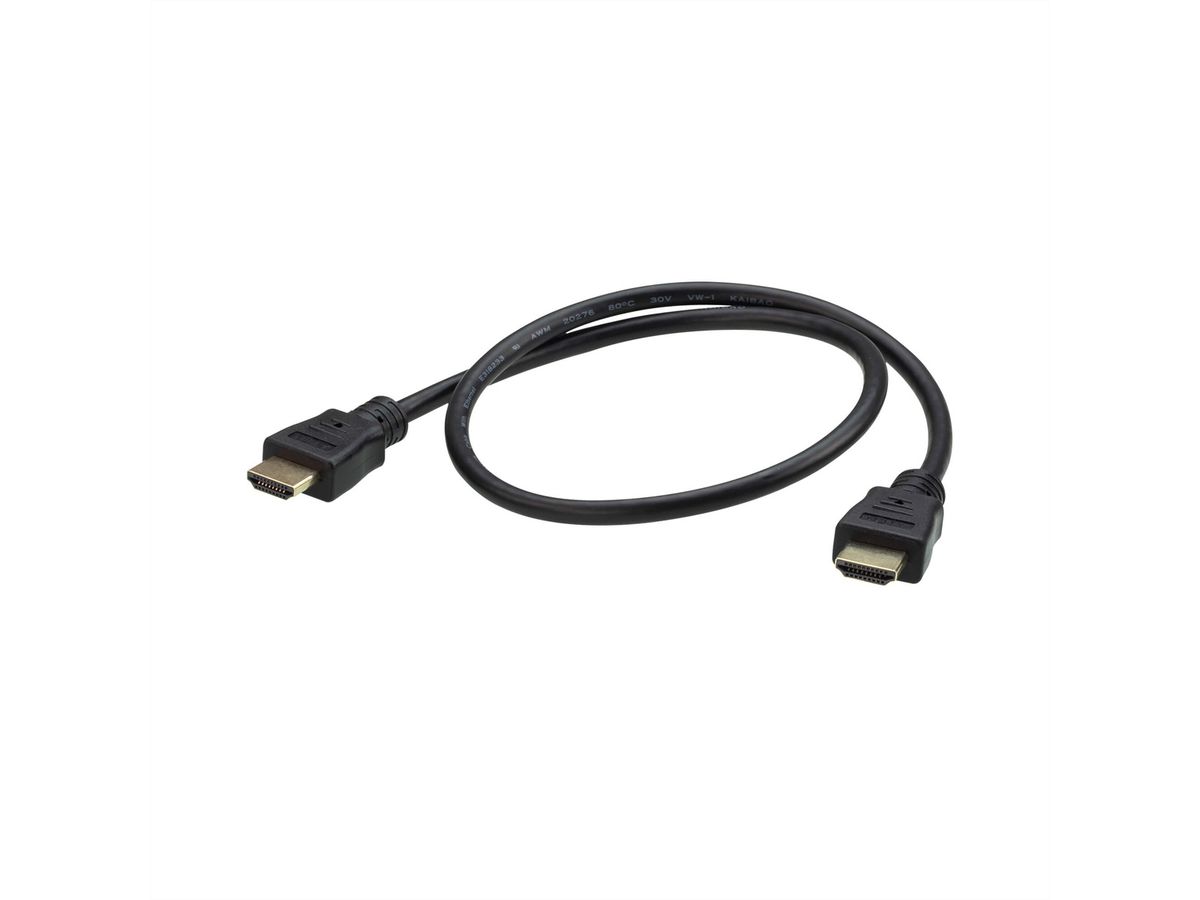 Câble HDMI True 4K haute vitesse avec Ethernet, noir, 0,6 m
