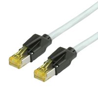 Cordon DRAKA Cat.6A (Classe EA) UC900 / HIROSE TM31, gris, 2 m