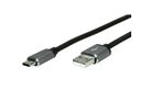ROLINE Câble USB 2.0, C-A, M/M, noir, 3 m