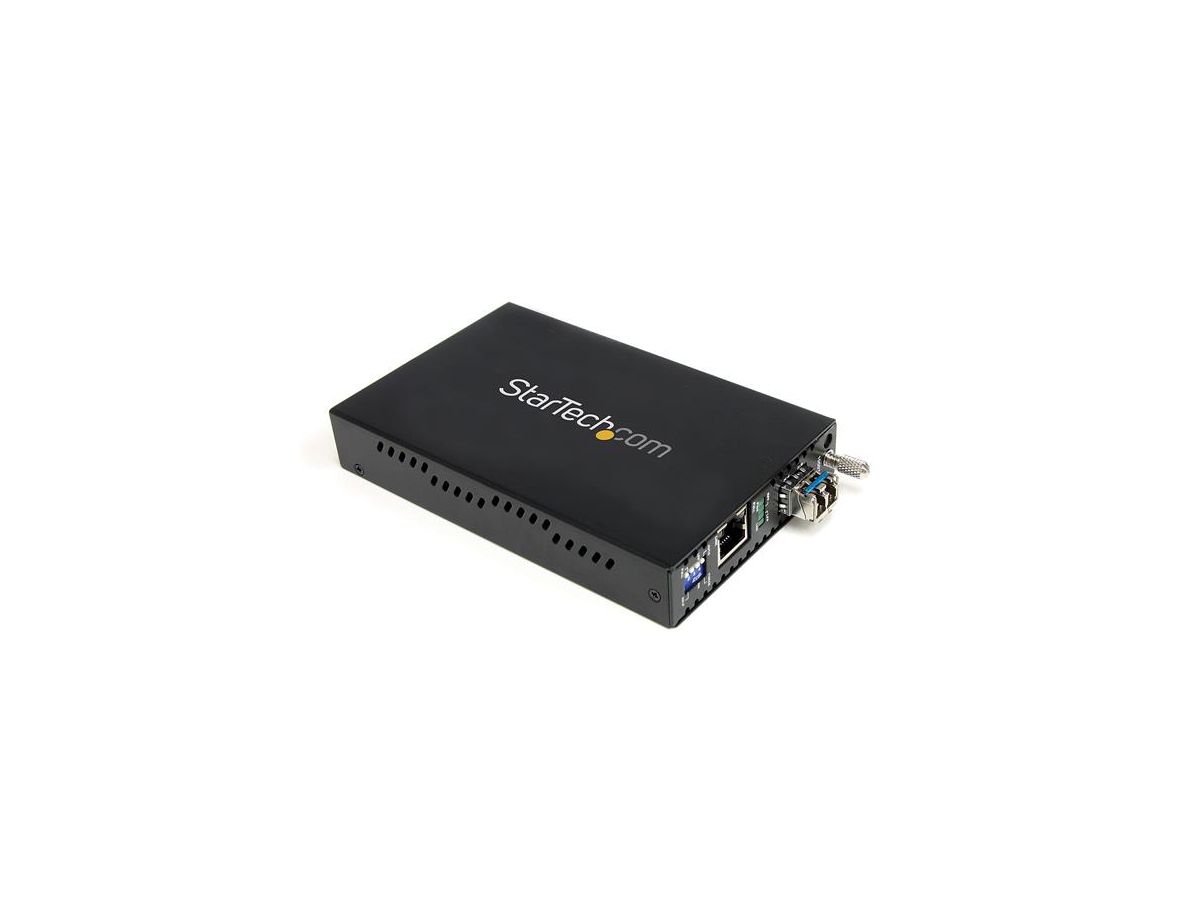 StarTech.com Convertisseur Ethernet Gigabit sur Fibre Optique MonoMode LC - 1000Mb/s - 40km