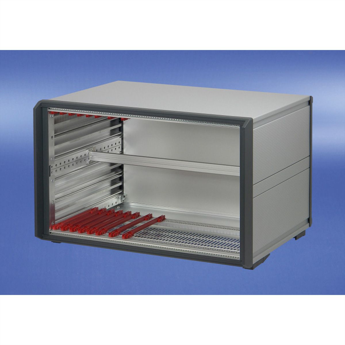 Mallette de bureau complète PropacPRO SCHROFF, blindée, 6 U, 84 HP, 326 mm
