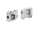 ROLINE Adaptateur de rail DIN pour module Keystone SLIM, non équipé, 180°