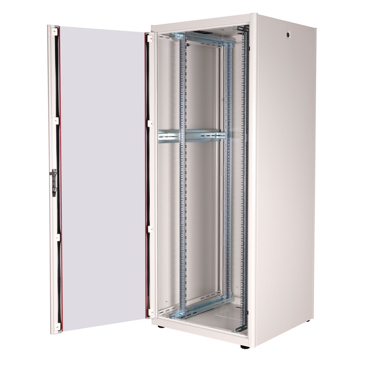 ROLINE 19" Baie réseau Basic 42U, 800x800 LxP Porte verre gris