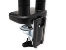 VALUE Bras double LCD, fixation sur bureau, vérin à gaz, 6 articulations