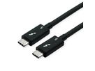 ROLINE Câble Thunderbolt™ 5 USB type C, M/M, 80Gbit/s, 240W, passif, noir, 0,5 m