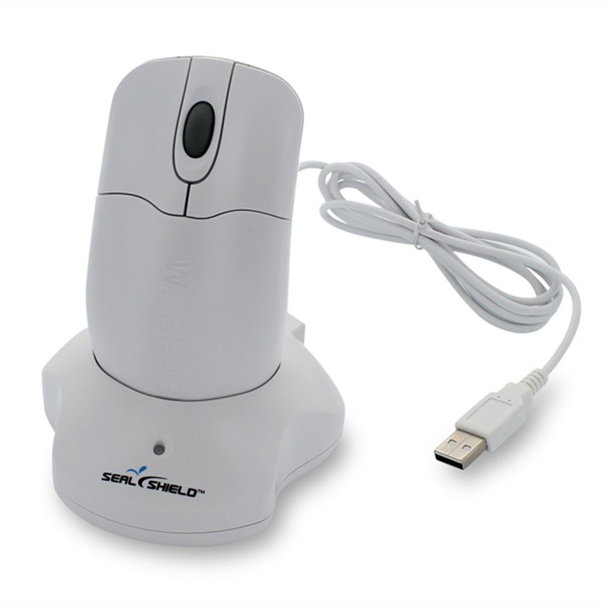 SEAL SHIELD Silver Storm Wireless STWM042WE, Souris étanche Wireless blanche 1000dpi