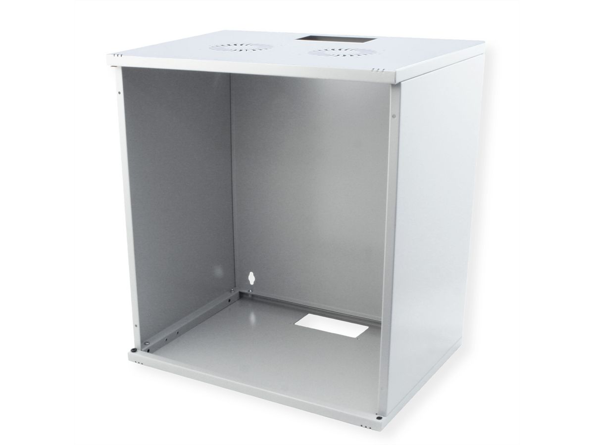 ROLINE 19" Boîtier mural Basic 12U, 540x400 LxP gris, EN KIT