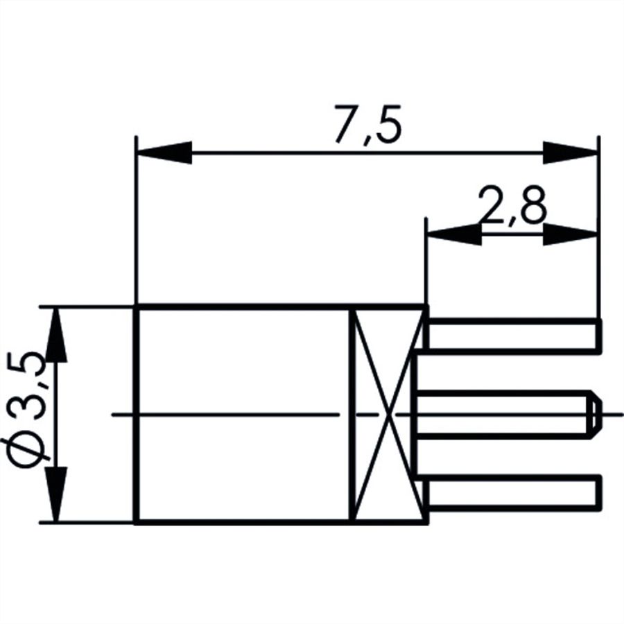 TELEGÄRTNER Prise MMCX 50 Ohm pour LTP 604