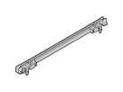 Rail de guidage SCHROFF type standard, PC, 280 mm, 2 mm de largeur de rainure, multi-pièces, rouge/argent, 10 pièces