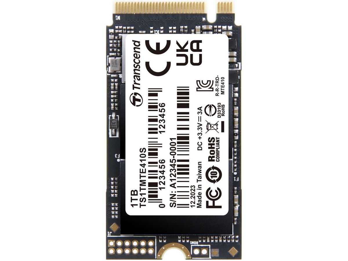 Transcend PCIe SSD 410S 1 To M.2 PCI Express 4.0 NVMe 3D NAND