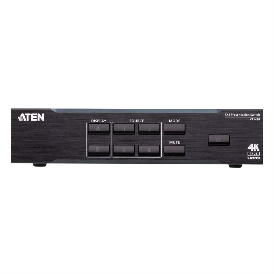 ATEN VP1420 Commutateur matriciel de présentation True 4K 4 x 2