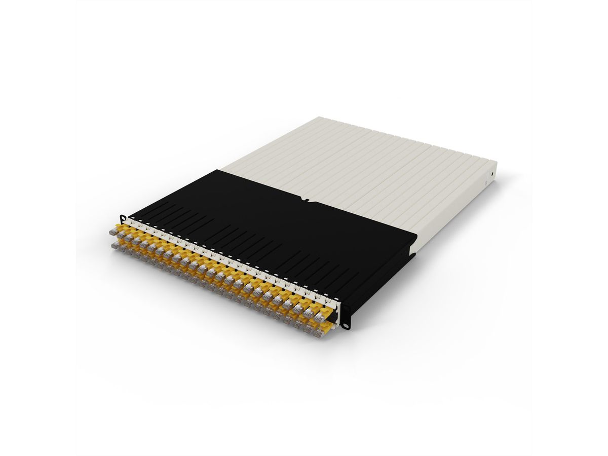 patchbox.one 30RU STP jaune Cat.6a 1,8m