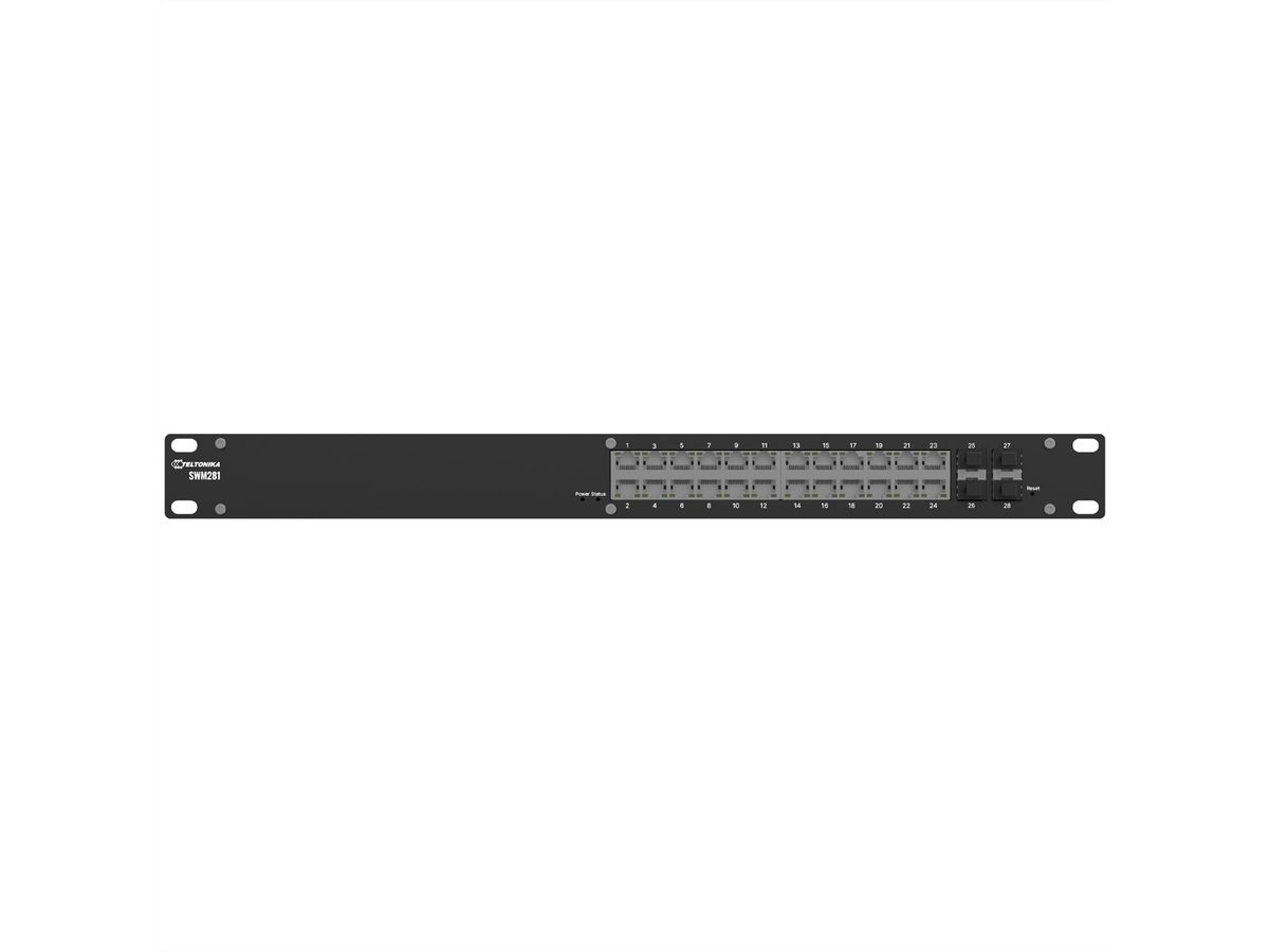 TELTONIKA SWM281 Commutateur Gigabit Ethernet géré, 24 ports