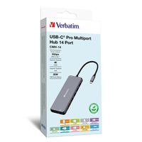 VERBATIM CMH-14 Hub Pro Multiports USB-C