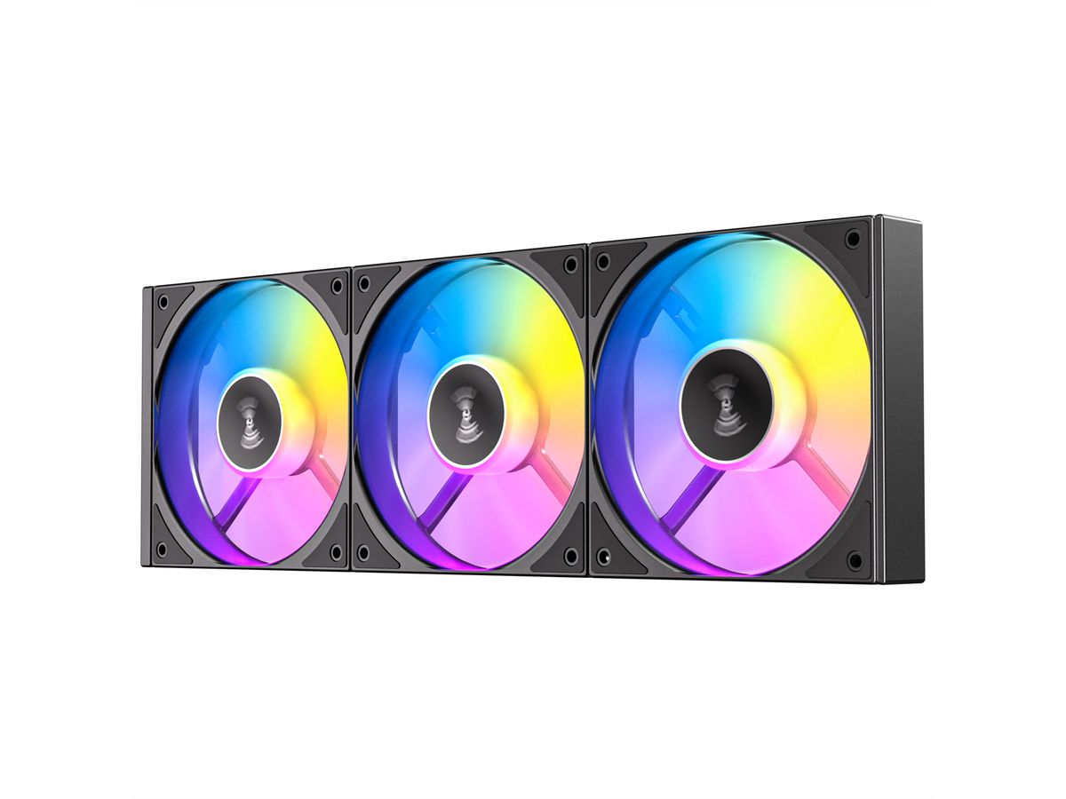 ANTEC Ventilateur de boîtier PC C120 ARGB 120 mm, lot de 3, noir