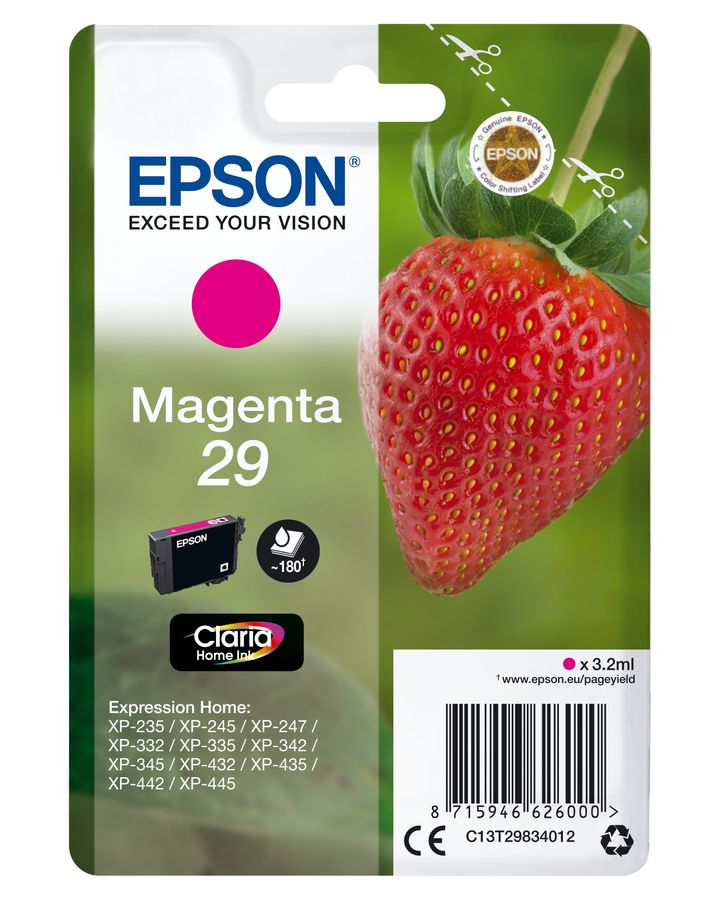 Epson Cartouche "Fraise" - Encre Claria Home M