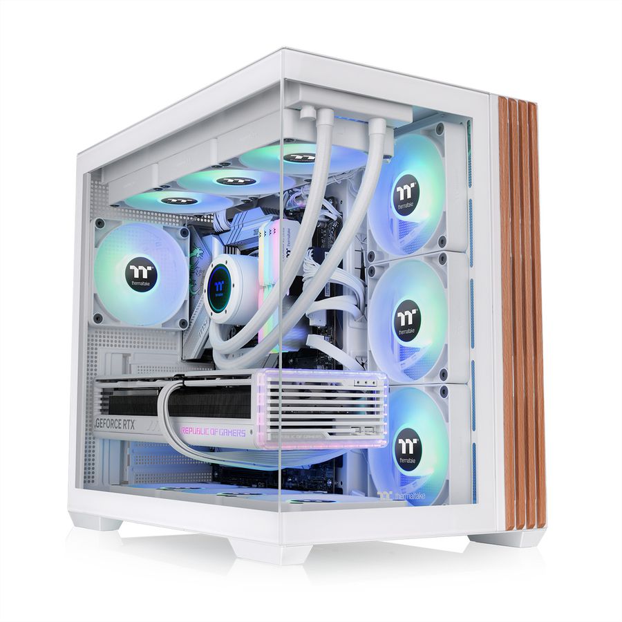 Thermaltake View 380 WS ARGB Tour Midi, blanc