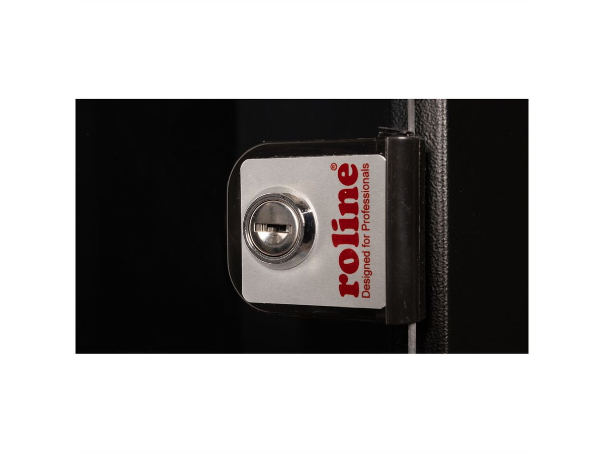 ROLINE 19" Boîtier mural Basic 12U, 540x400 LxP En kit noir