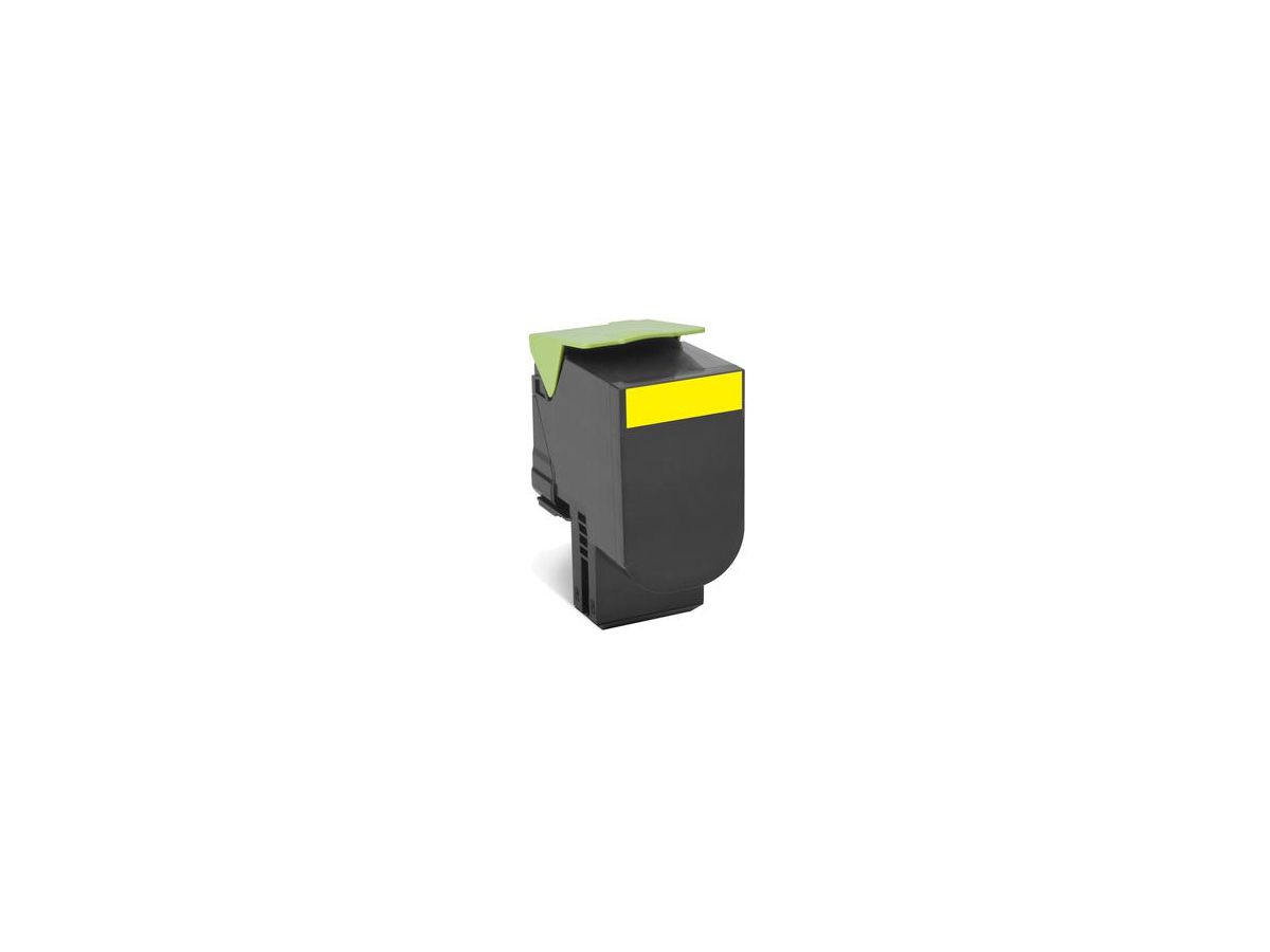 Lexmark 80C2HYE Cartouche de toner Original Jaune 1 pièce(s)