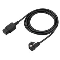 BACHMANN Câble 2P+T - IEC320-C19 16A/250V, noir, 3 m