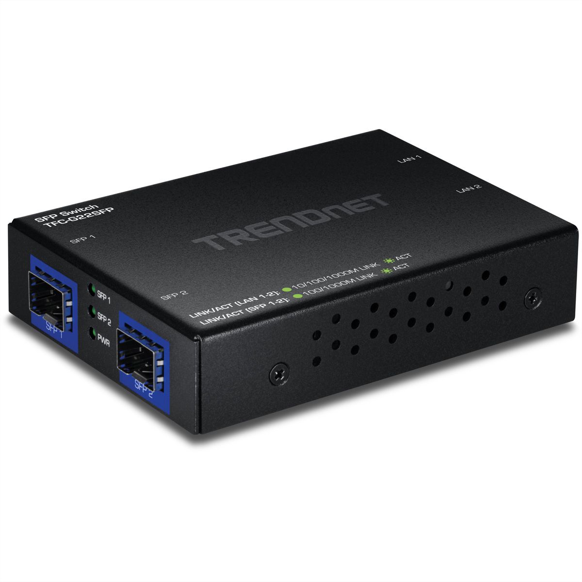 TRENDnet TFC-G22SFP Switch Gigabit à 4 ports avec 2 logements SFP