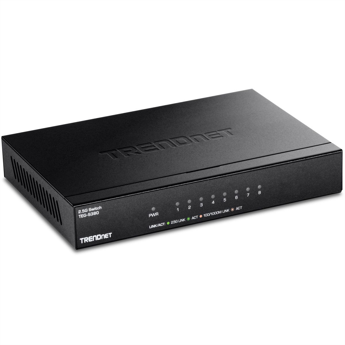 TRENDNET TEG-S380 Switch 2.5G non administrable à 8 ports, noir