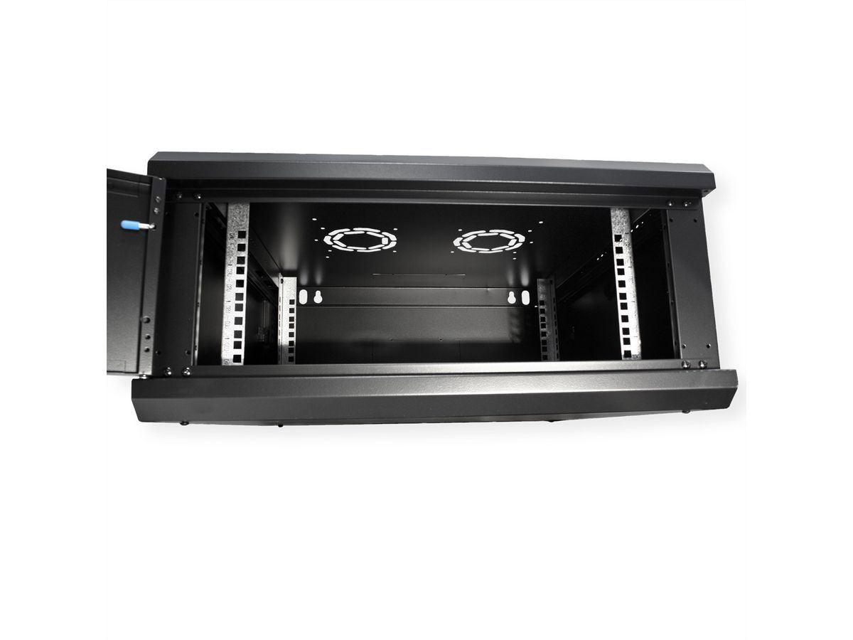 ROLINE 19" Boîtier mural Basic Plus 4U, 600x600 LxP noir