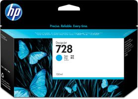 HP 728 cartouche d'encre DesignJet cyan 130 ml