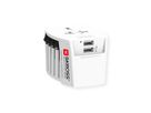 SKROSS Adaptateur de voyage universel MUV USB 2xA à 2 broches, monde