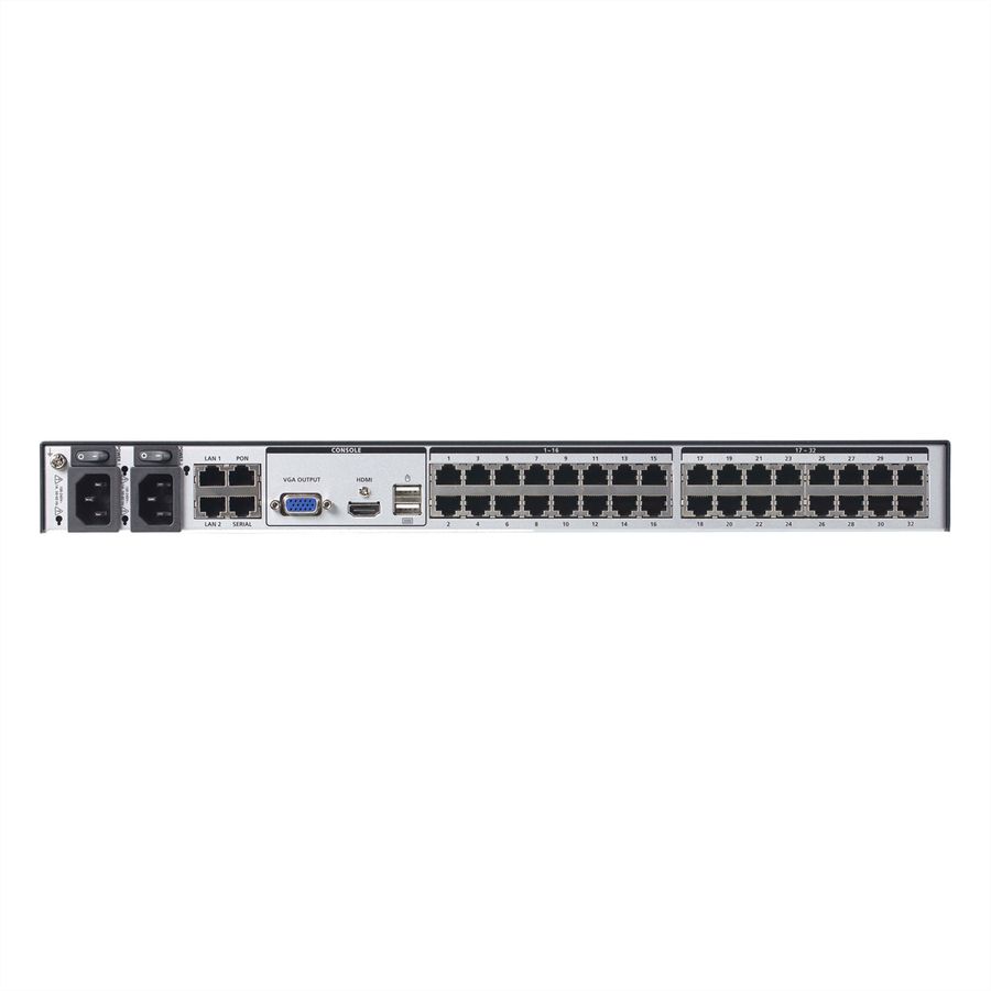 ATEN KN1132VB Commutateur KVM sur IP Cat 5 Multi-Interface 32-Ports, 1-Local/1-Remote Access