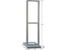 Bâti de laboratoire 19" 42UH, 2100x600x1100mm, avec socle