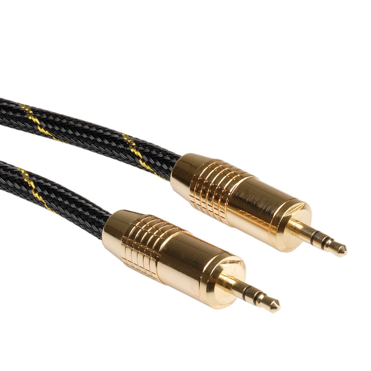 ROLINE GOLD Câble de raccordement 3,5mm audio M / M, 5 m