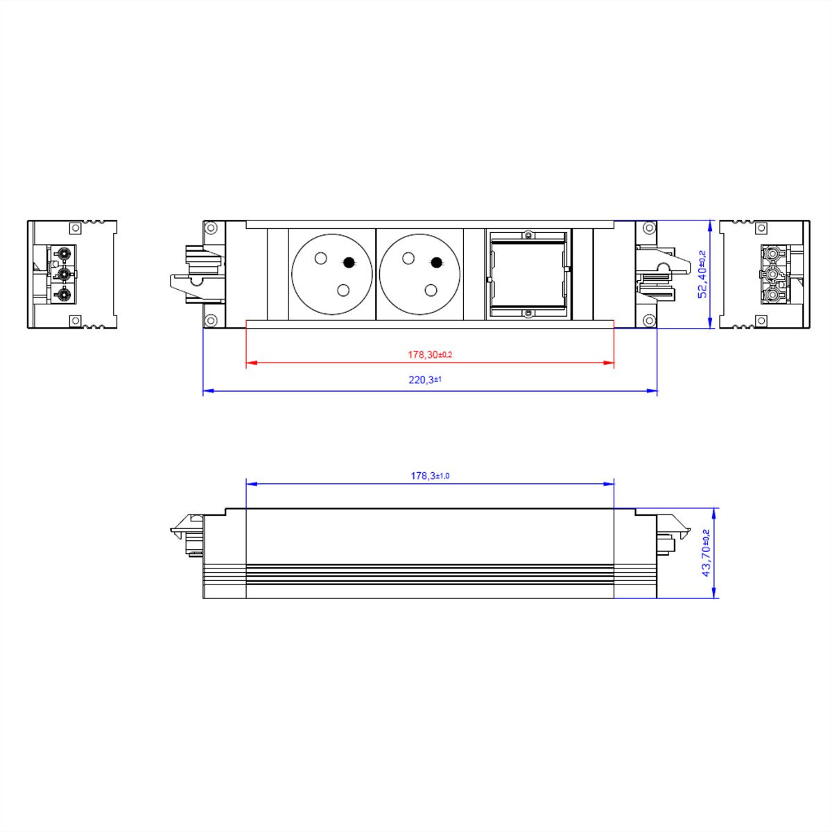 BACHMANN STEP ALU 2xUTE 2xCM GST18, Mesure par phase, mesure différentielle